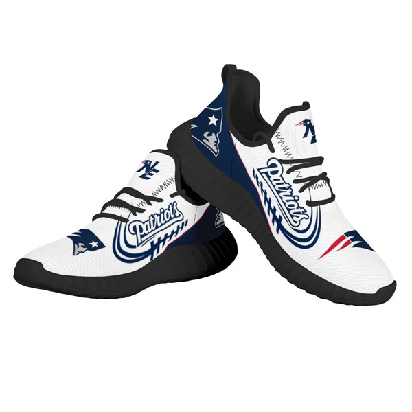 Women's New England Patriots Mesh Knit Sneakers/Shoes 010